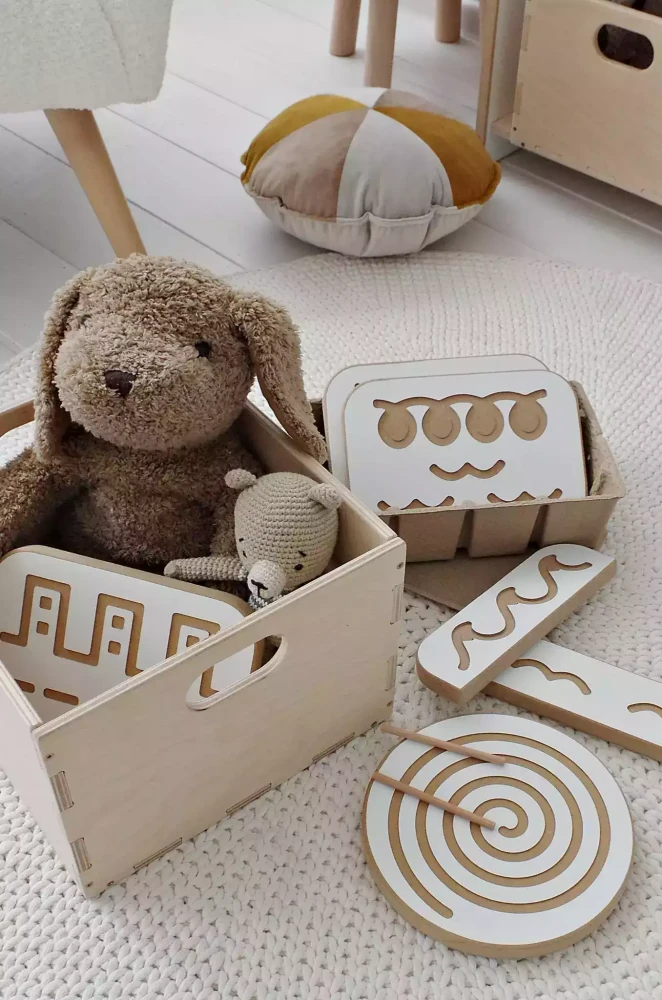 zestaw montessori tablice grafomotoryczne
