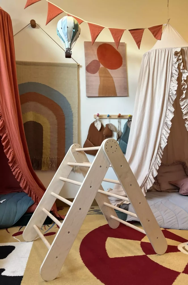 drewniana drabinka montessori