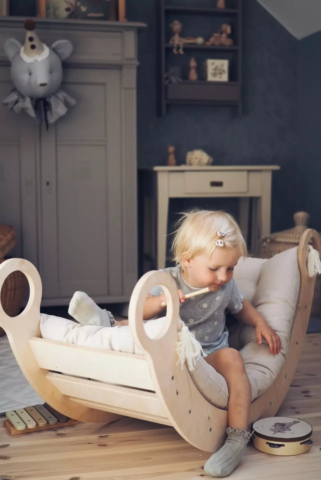 Bujak z poduszką babywood