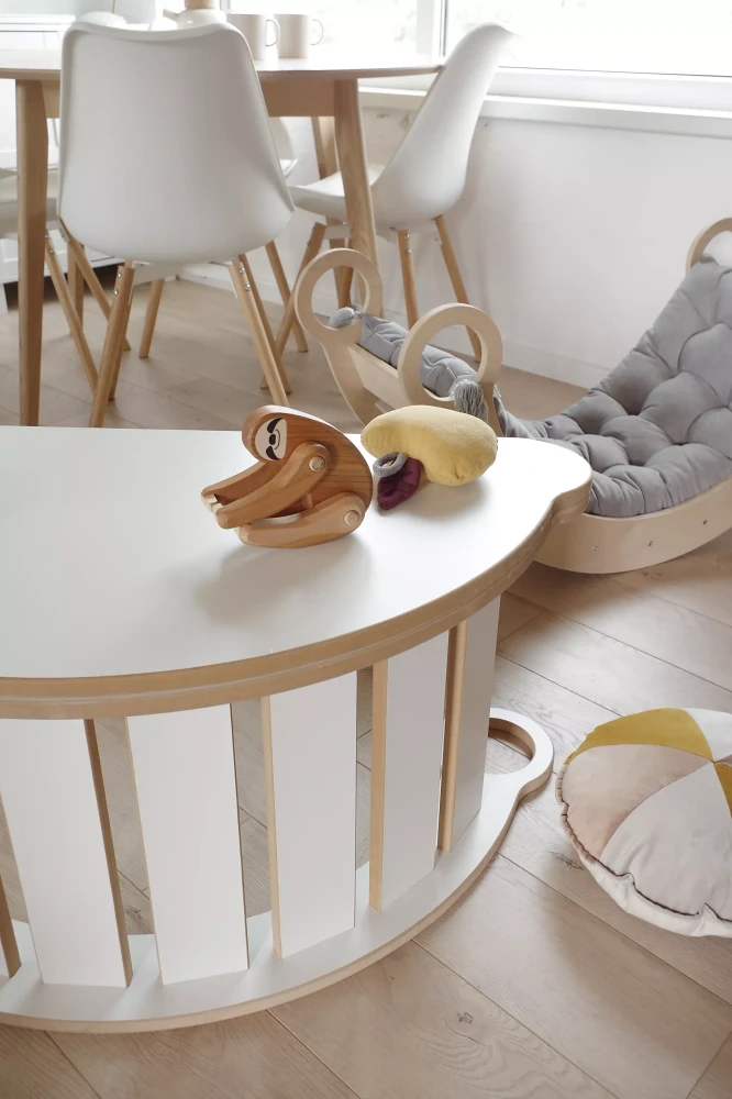 białe blaty do bujaka babywood