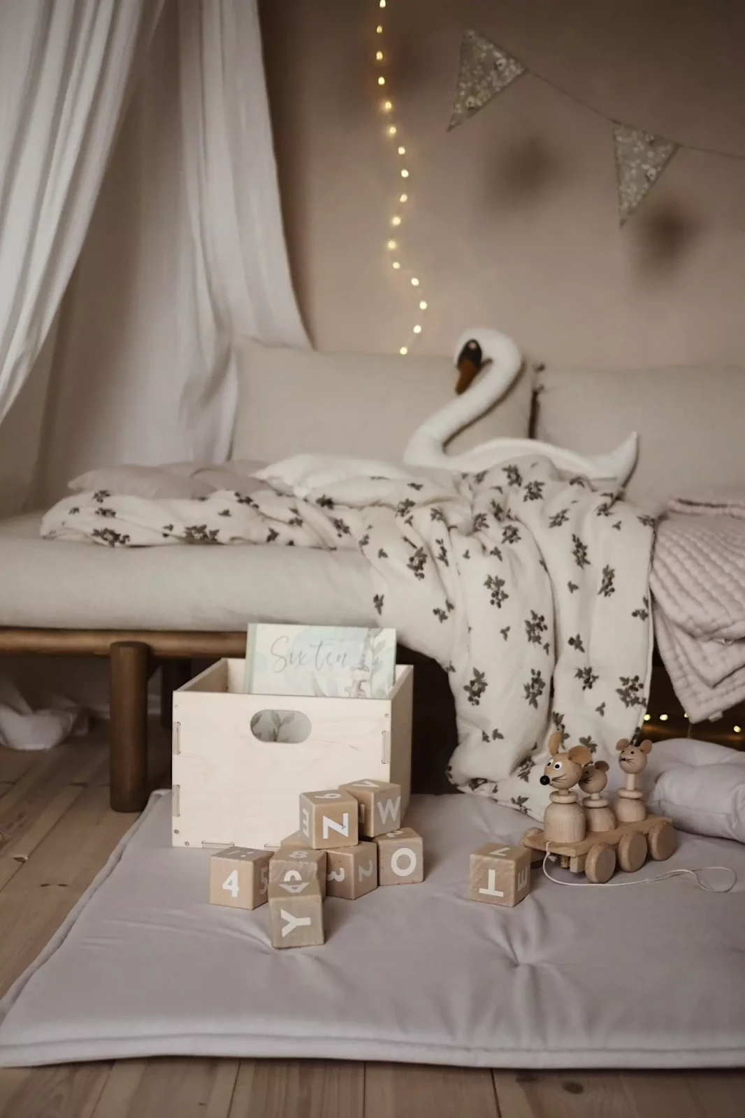 drewniana skrzynia babywood