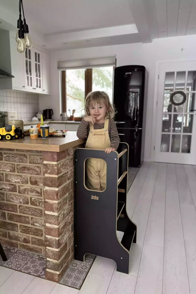 kitchen helper slim czarny