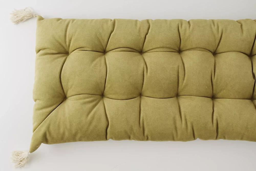 poduszka oliwkowa babywood pillow olive.webp