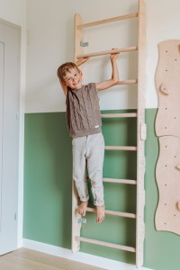 Drabinka gimnastyczna naścienna