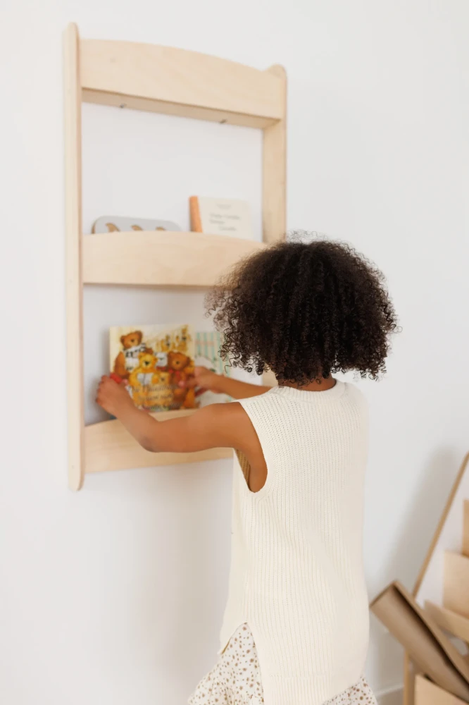 Regał na książki SLIM M naturalny Babywood