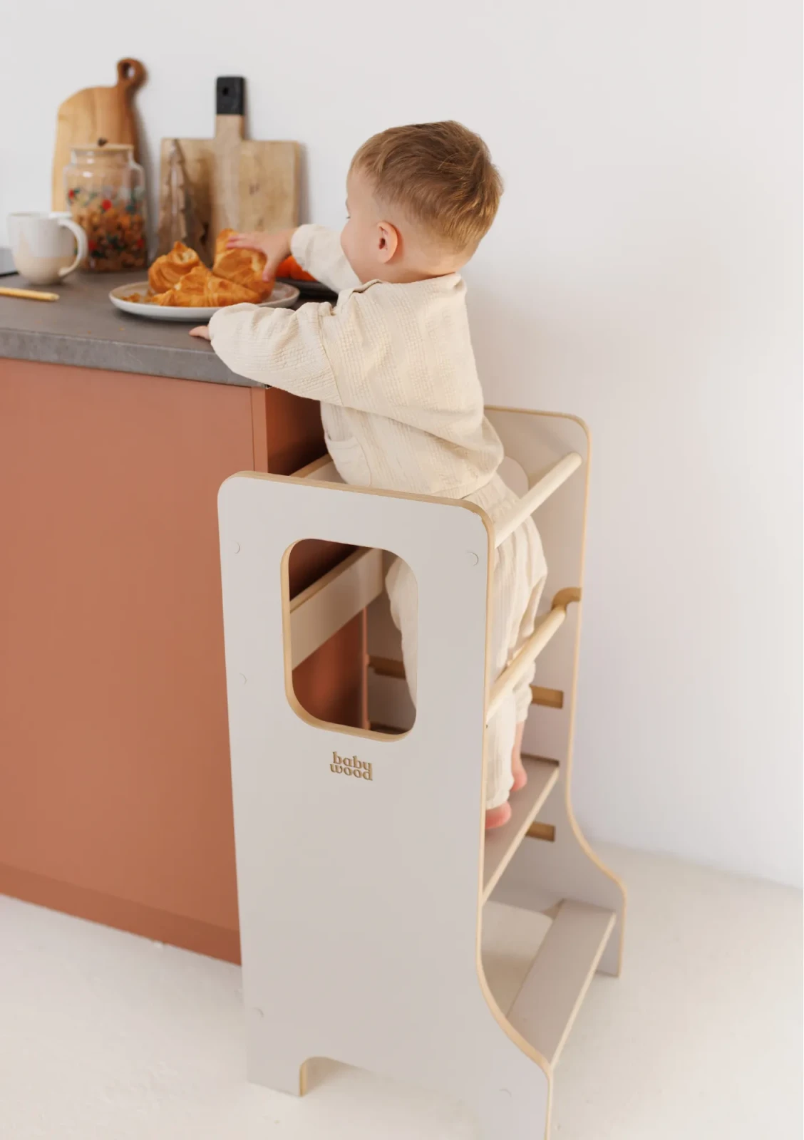 Babywood Kitchen Helper SLIM M kaszmirowy