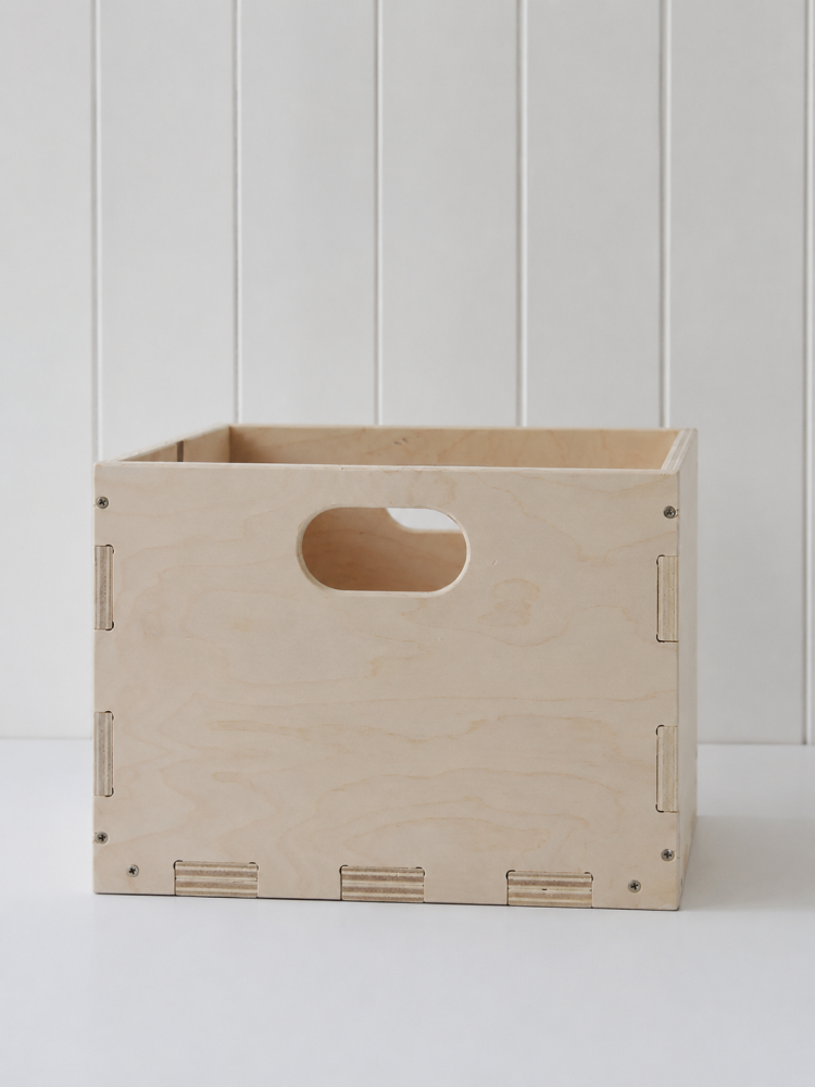 Drewniany organizer na zabawki Babywood