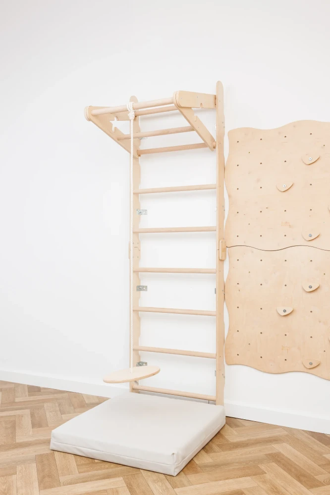 Huśtawka ze sklejki dla dzieci - okrągła huśtawka na linie Babywood