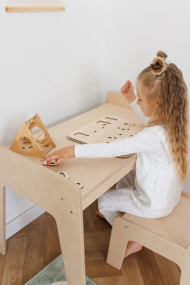 Drewniane puzzle cyfry Babywood - nauka liczb i liczenia przez zabawę