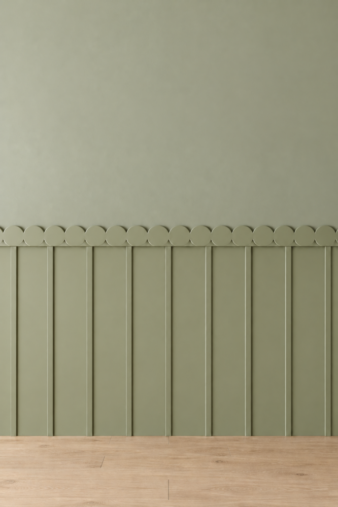 Minimalistyczna oliwkowa ściana .png